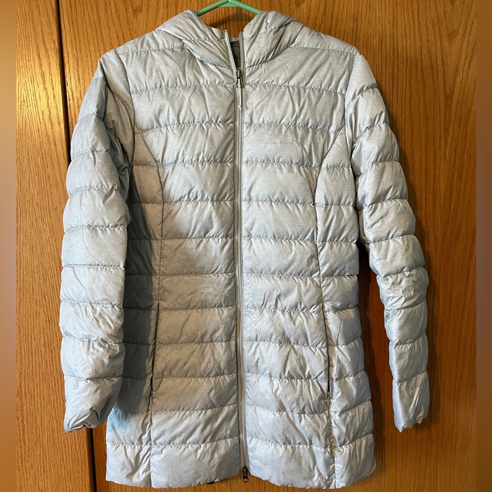 Women's Light Gray Puffer Coat